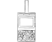 Log burning stove